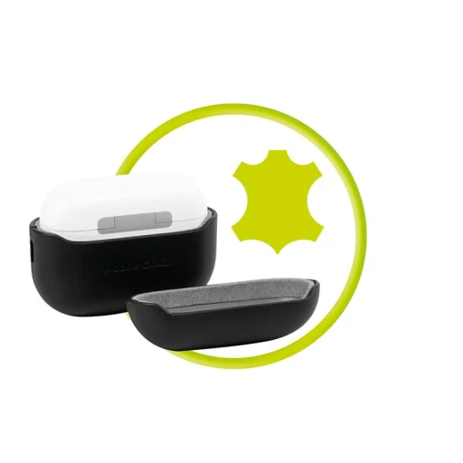 Mobile Origin bőrtok AirPods Pro 2-höz, fekete - 7