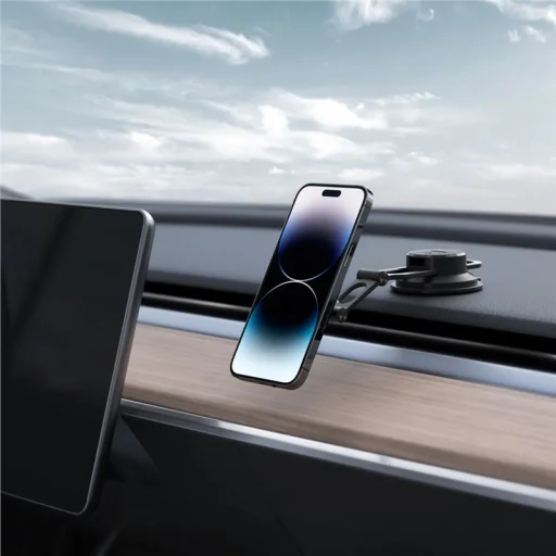 Spigen OneTap 3 MagSafe držiak na telefón do auta na palubnú dosku a čelné sklo ITS35-3 čierny - 2