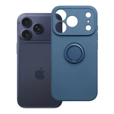 iPhone 17 Pro / 18 Pro tmavomodrý silikónový kryt Silicone Ring