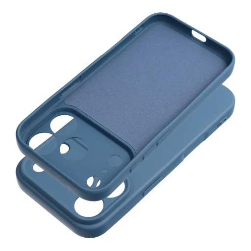iPhone 17 Pro / 18 Pro tmavomodrý silikónový kryt Silicone Ring - 2