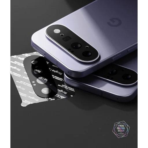 Google Pixel 11 čierne Ringke Camera Full Cover ochranné sklo na kameru, 2 ks - 5