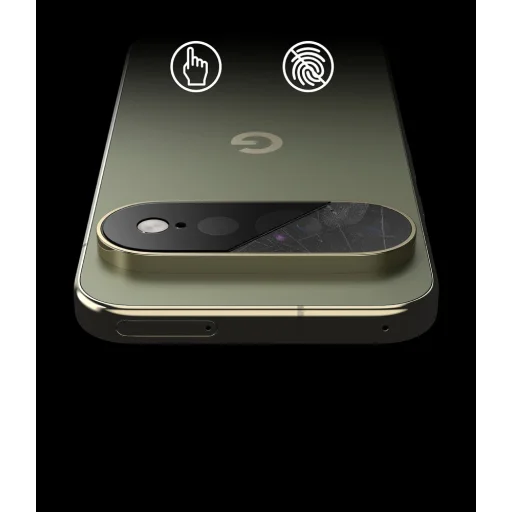 Google Pixel 11 Pro XL čierne Ringke Camera Full Cover ochranné sklo na kameru, 2 ks - 7