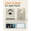 Nabíjací stojan Spigen Classic LS pre Apple Watch a AirPods v kamennej farbe thumbnail
