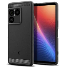 Sony Xperia 1 VIII matné čierne puzdro Spigen Rugged Armor