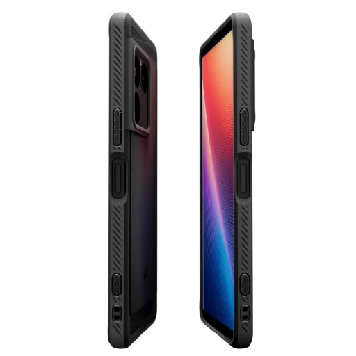 Sony Xperia 1 VIII matné čierne puzdro Spigen Rugged Armor - 6