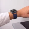  Samsung Galaxy Watch Ultra 1 / 2 2024–2026 (47 mm) sötétkék Tech-Protect Nylon Clasp óraszíj thumbnail