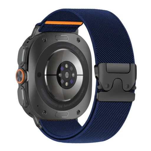  Samsung Galaxy Watch Ultra 1 / 2 2024–2026 (47 mm) sötétkék Tech-Protect Nylon Clasp óraszíj - 2