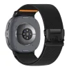  Samsung Galaxy Watch 8 / 9 / Classic (40 / 44 / 46 mm) fekete Tech-Protect Nylon Clasp nejlon óraszíj thumbnail