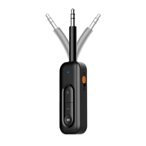 Tech-Protect Ultraboost AU03 Bluetooth 6.0 AUX zvukový adaptér, čierny - 2