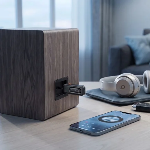 Tech-Protect Ultraboost AU03 Bluetooth 6.0 AUX zvukový adaptér, čierny - 6