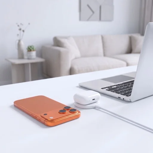 A54 25W Qi2.2 magnetická bezdrôtová nabíjačka MagSafe, biela – Tech-Protect - 7