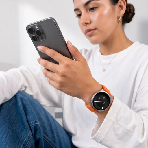 Samsung Galaxy Watch 8 / 9 / Classic (40 / 44 / 46 mm) oranžový nylonový remienok Tech-Protect Nylon Clasp - 3