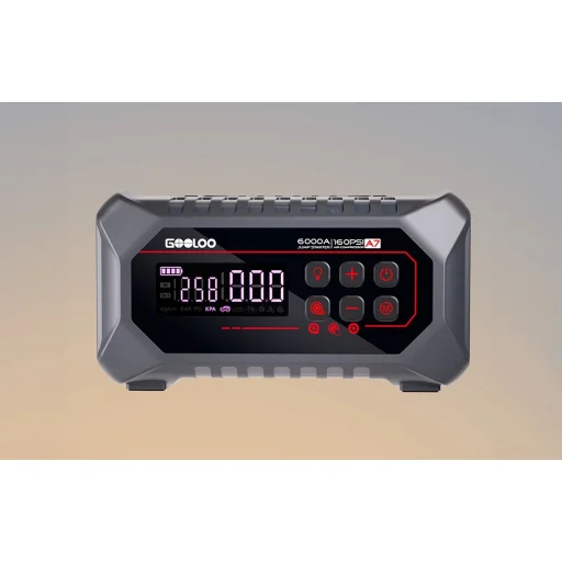 GOOLOO A7 (JS-558) indítóakkumulátor légkompresszorral - 5