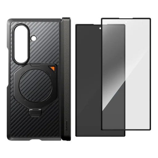 Samsung Galaxy Z Fold 8 Ultra čierne aramidové puzdro Supcase UB Aero MagSafe, dvojdielne - 3