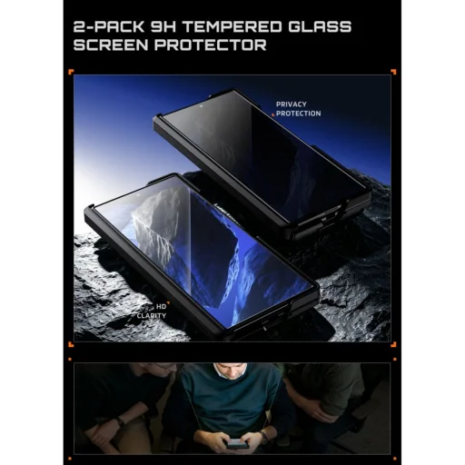 Samsung Galaxy Z Fold 8 Ultra čierne aramidové puzdro Supcase UB Aero MagSafe, dvojdielne - 8