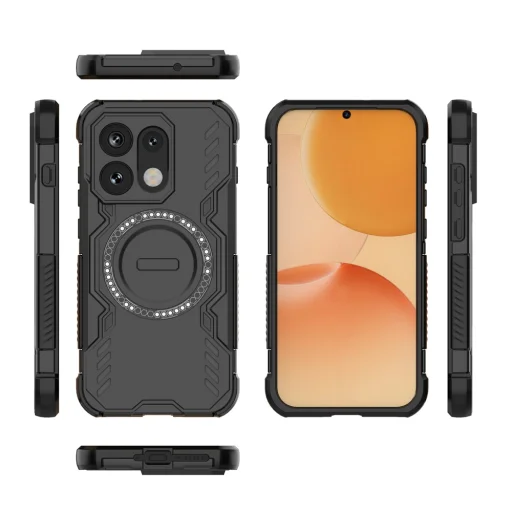  Oppo Reno16 / Reno16 Pro fekete Techsuit ArmorMag tok - 5