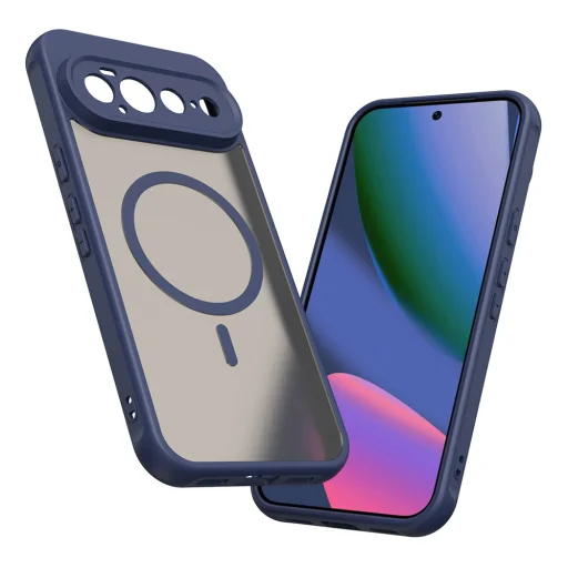 Tmavomodré puzdro Techsuit HaloFrost II MagSafe pre Google Pixel 11 Pro XL - 3