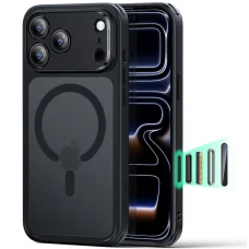 iPhone 17 Pro / iPhone 18 Pro matné čierne puzdro ESR Classic Hybrid HaloLock