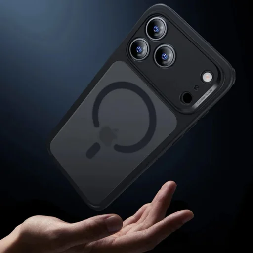 iPhone 17 Pro / iPhone 18 Pro matné čierne puzdro ESR Classic Hybrid HaloLock - 2