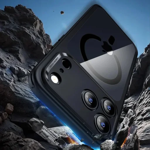 iPhone 17 Pro / iPhone 18 Pro matné čierne puzdro ESR Classic Hybrid HaloLock - 6