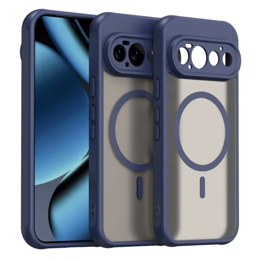 Puzdro Techsuit HaloFrost II MagSafe pre Google Pixel 11 Pro, námornícka modrá - 2