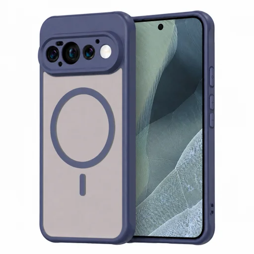 Puzdro Techsuit HaloFrost II MagSafe pre Google Pixel 11 Pro, námornícka modrá - 1