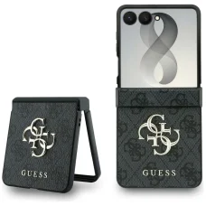 Samsung Galaxy Z Flip8 čierny Guess Big 4G Logo pevný kryt