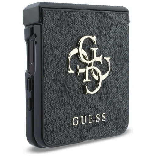 Samsung Galaxy Z Flip8 čierny Guess Big 4G Logo pevný kryt - 7