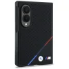 Samsung Galaxy Z Fold8 čierne BMW M puzdro z perforovanej kože s trikolórovými pruhmi a kovovým logom MagSafe thumbnail