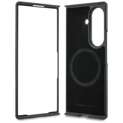 Samsung Galaxy Z Fold8 Ultra čierny BMW M Leather Perforated Tricolor Stripe Metal Logos MagSafe pevný kryt - 6