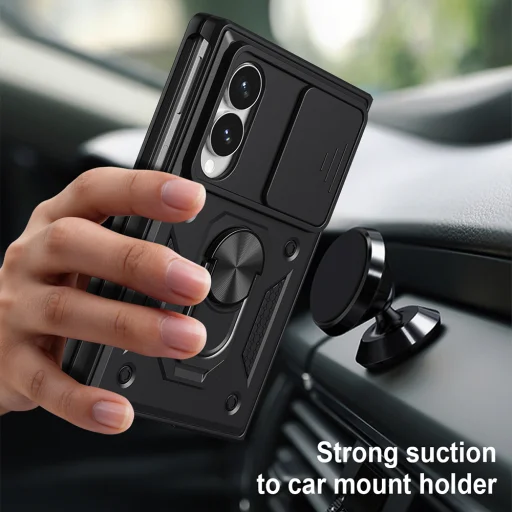 Čierne puzdro Techsuit CamShield pre Samsung Galaxy Z Fold8 - 5