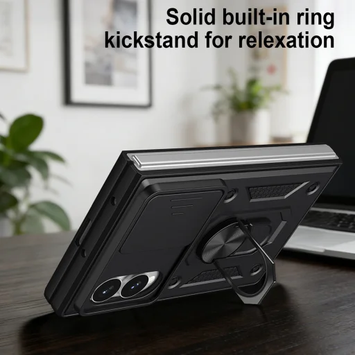 Samsung Galaxy Z Fold8 arany Techsuit CamShield tok - 3