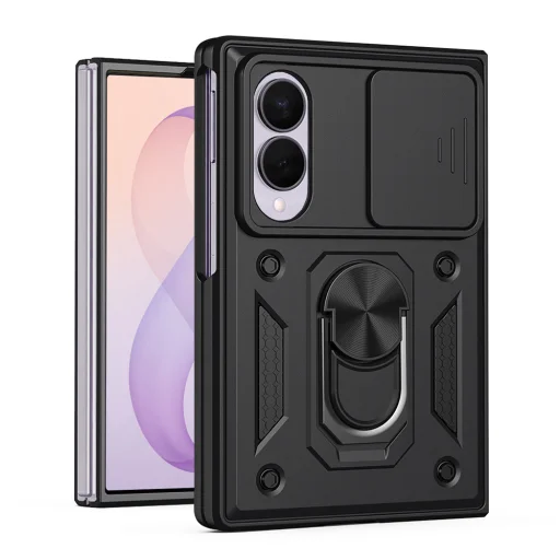 Čierne puzdro Techsuit CamShield pre Samsung Galaxy Z Fold8 - 1