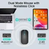 Techsuit AirCombo WKM1 vezeték nélküli billentyűzet és egér fekete thumbnail