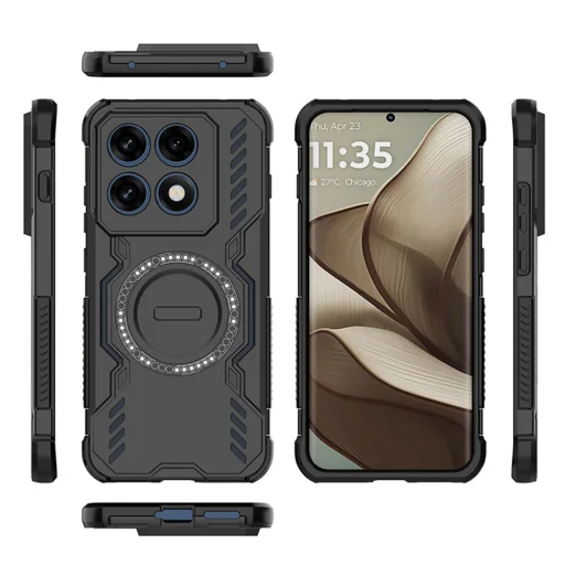  Motorola Edge 70 Pro fekete Techsuit ArmorMag tok - 6