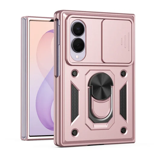 Puzdro Techsuit CamShield Series pre Samsung Galaxy Z Fold8, ružovozlaté - 1