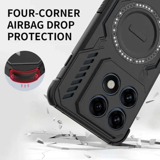  OnePlus Nord 6 fekete Techsuit ArmorMag tok - 5