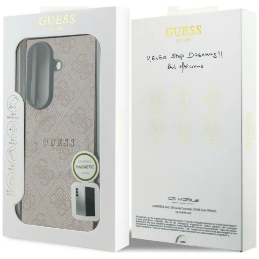 Ružové puzdro Guess 4G Classic MagSafe pre Samsung Galaxy Z Fold8 Ultra - 7