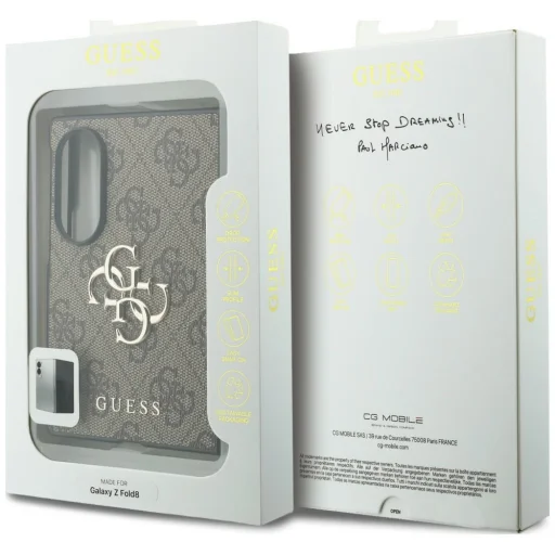 Samsung Galaxy Z Fold8 hnedý Guess Big 4G Logo Classic Logo pevný kryt - 7