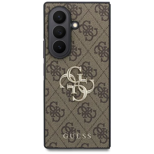  Samsung Galaxy Z Fold8 Ultra barna Guess Big 4G Logo keménytok - 2