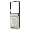 Samsung Galaxy Z Flip8 béžové puzdro Guess Magnetic Ring Stand Grained Classic Logo MagSafe thumbnail