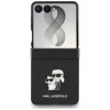 Samsung Galaxy Z Flip8 čierne puzdro Karl Lagerfeld Karl & Choupette Head Saffiano Pins thumbnail
