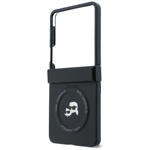 Samsung Galaxy Z Flip8 čierny Karl Lagerfeld Karl & Choupette Pins MagSafe pevný kryt - 5