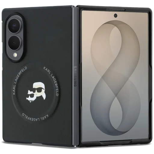 Samsung Galaxy Z Fold8 čierny Karl Lagerfeld Karl & Choupette Pins MagSafe pevný kryt - 1