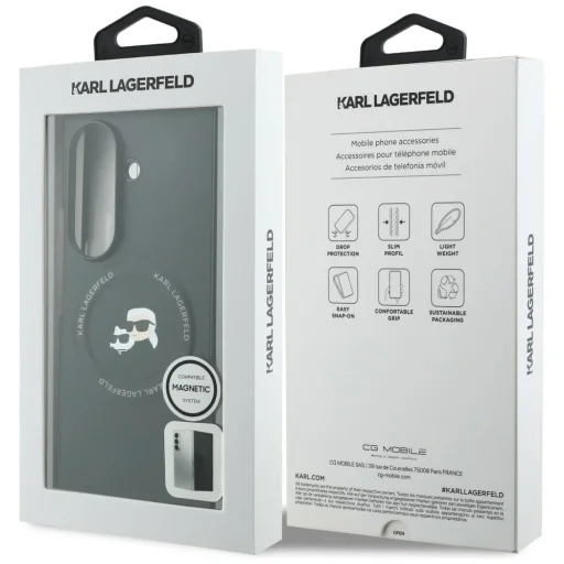 Samsung Galaxy Z Fold8 Ultra čierny Karl Lagerfeld Karl & Choupette Pins MagSafe pevný kryt - 7