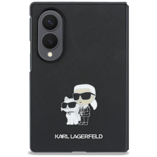 Samsung Galaxy Z Fold8 čierny Karl Lagerfeld Saffiano Karl&Choupette Pin pevný kryt - 2