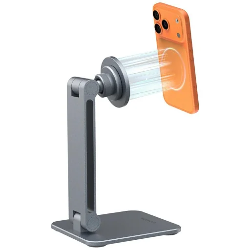 4smarts ErgoPro Desk Stand mágneses asztali telefontartó és táblagéptartó, szürke - 5
