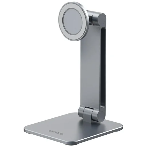 4smarts ErgoPro Desk Stand magnetický stolový držiak na telefón a tablet, sivý - 1