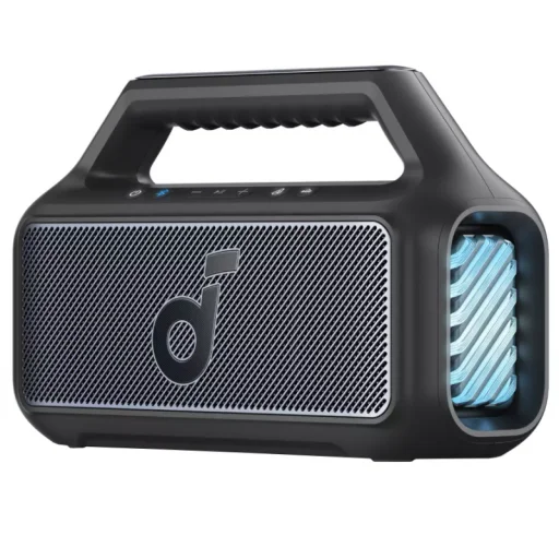 Anker SoundCore Boom 2 nová verzia Bluetooth reproduktor, 80 W, TWS, RGB, IPX7, čierny, A3138012 - 2