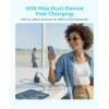 Anker Zolo 50W hálózati töltő 2 x USB-A és 2 x USB-C csatlakozóval, fekete A121EG11 thumbnail
